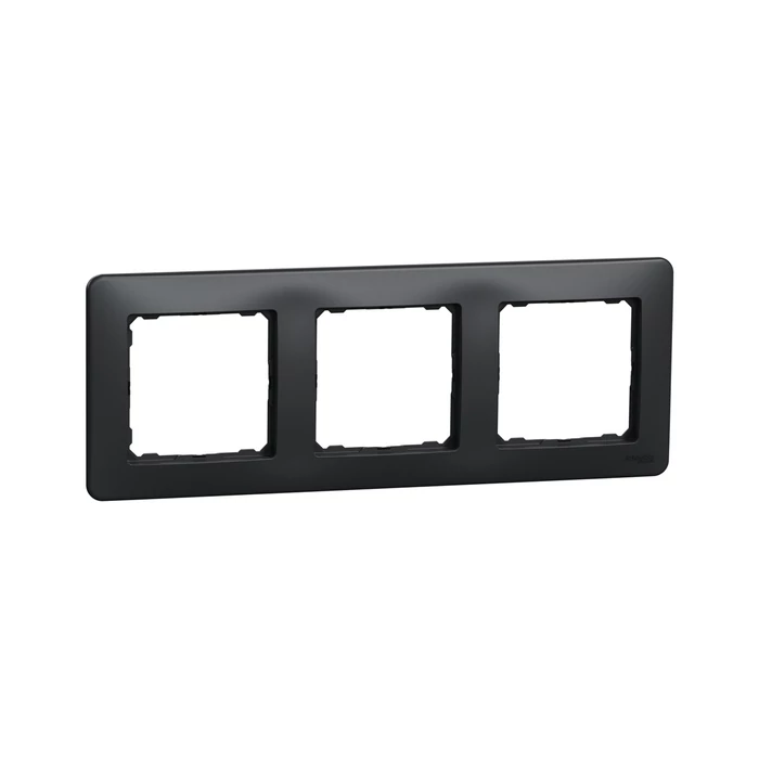 Schneider Sedna Design hármas (3-as) keret antracit SDD314803