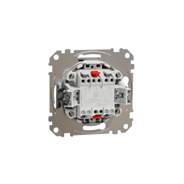 Schneider Sedna Design keresztkapcsoló (107) alumínium SDD113107