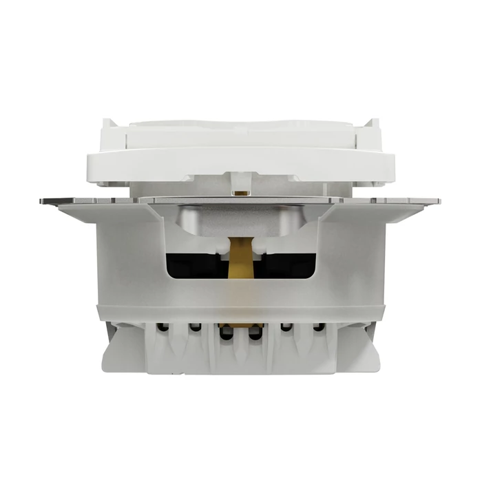 Schneider Sedna Design konnektor 2P+F dugalj keret nélkül fehér csapófedeles IP44 SDD211023