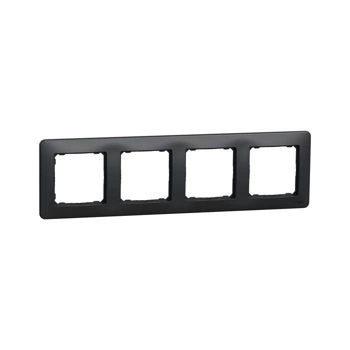 Schneider Sedna Design négyes (4-es) keret antracit SDD314804