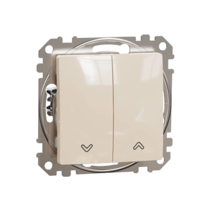 Schneider Sedna Design redőnynyomó rugós bézs SDD112114