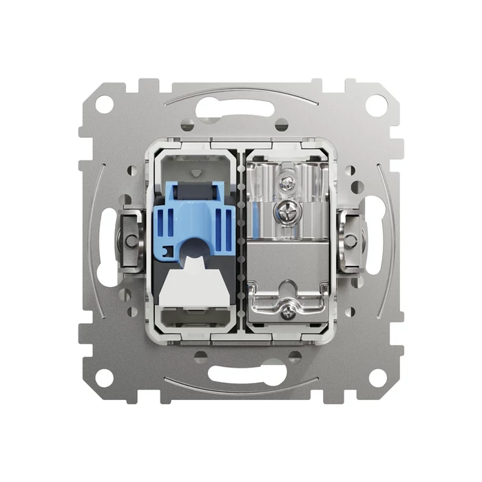 Schneider Sedna Design TV+RJ45 Cat6 UTP kombinált aljzat keret nélkül fehér SDD111469T