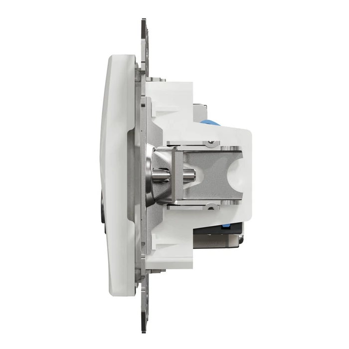 Schneider Sedna Design TV+RJ45 Cat6 UTP kombinált aljzat keret nélkül fehér SDD111469T