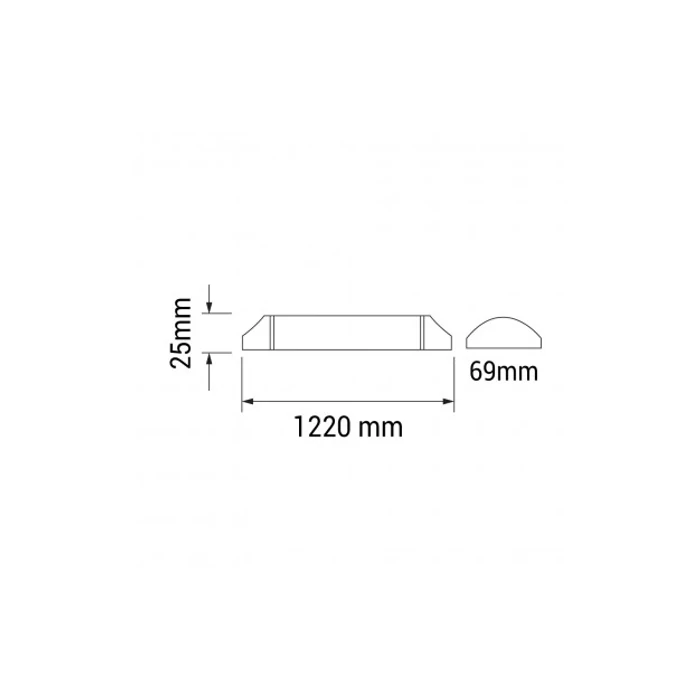 Optonica LED bútorvilágító lámpa 40W 3320lm 3000K meleg fehér IP20 OT6679