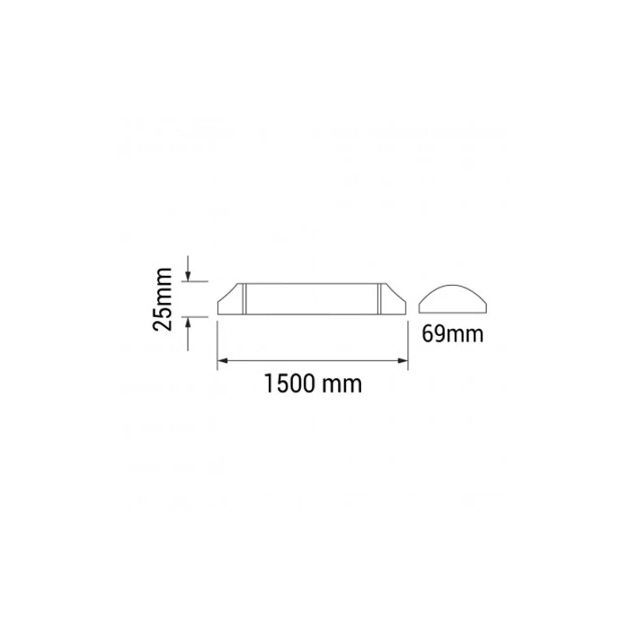 Optonica LED bútorvilágító lámpa 50W 4150lm 6000K hideg fehér IP20 OT6680