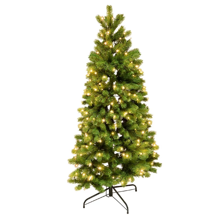 Somogyi műfenyő fél fa beép.LED vílágítással 180cm KMF 7/180