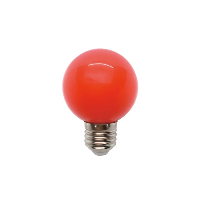 Stel.led gömb E27  3W RED