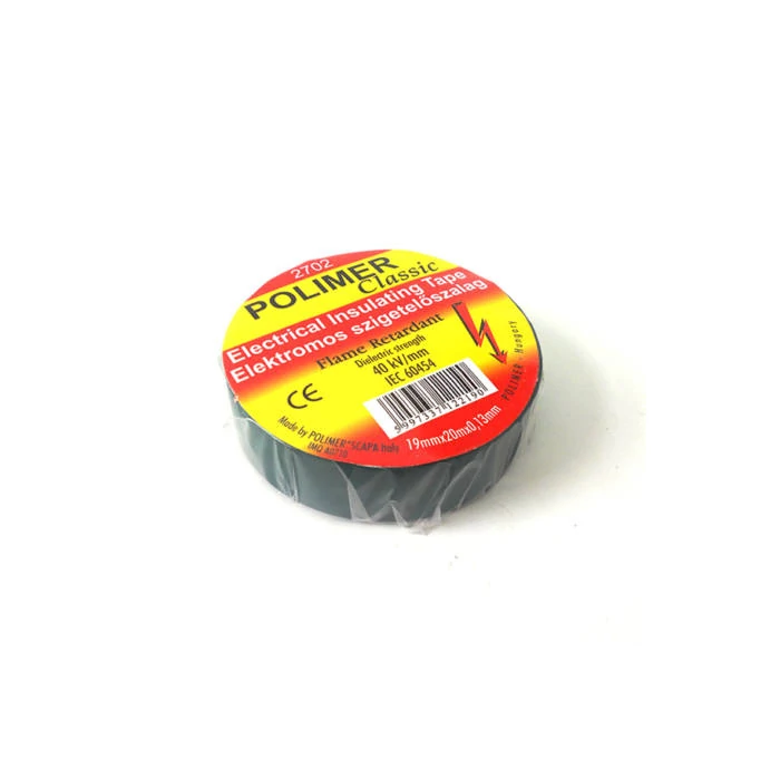 Szigetelö szalag 20x19 zöld Polimer