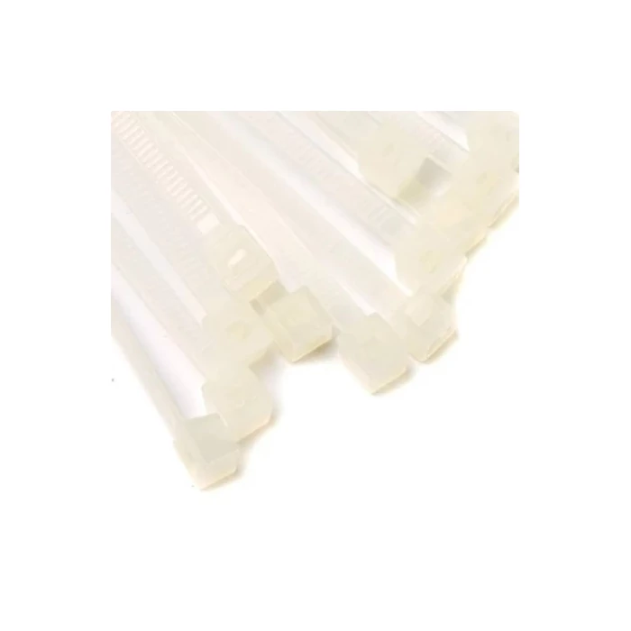 Tracon kábelkötegelő, gyorskötöző fehér 200×4,8mm 190PR