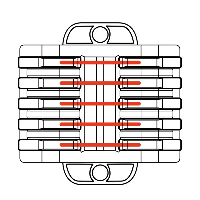 Tracon karos vezetékösszekötő (2 bemenet, 2 kimenet) 0,5-4mm2 32A OVOFT22