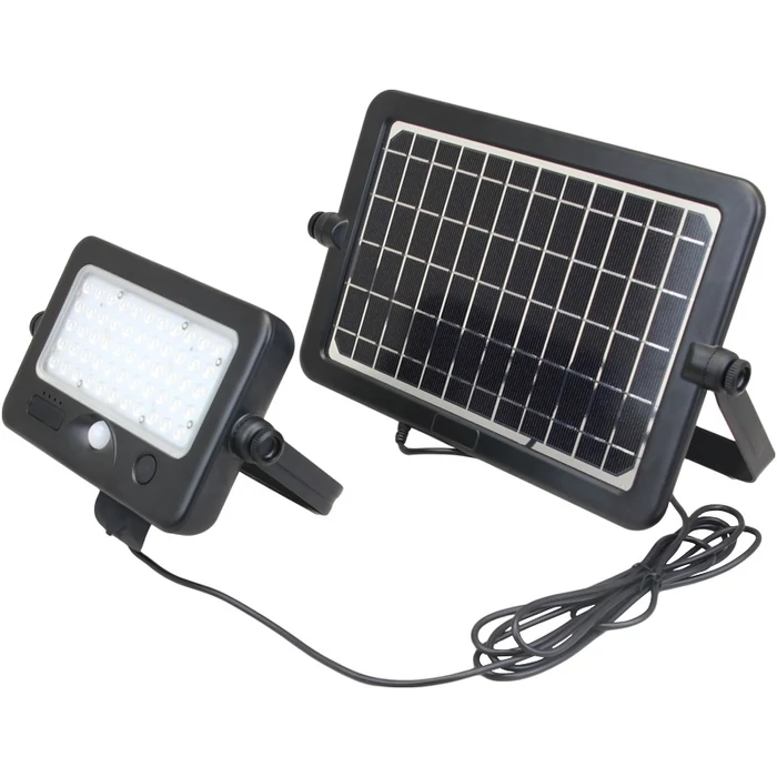 Napelemes LED fényvető mozgásérzékelővel LSFLK10W
