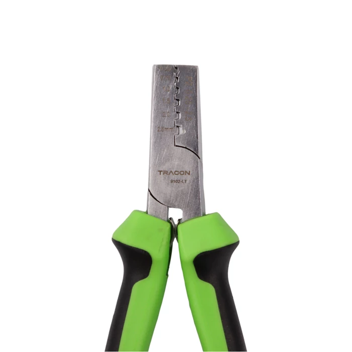 Tracon présszerszám szigeteletlen,-szigetelt és iker érvéghüvelyhez 0,25-2,5mm2 9102-LT