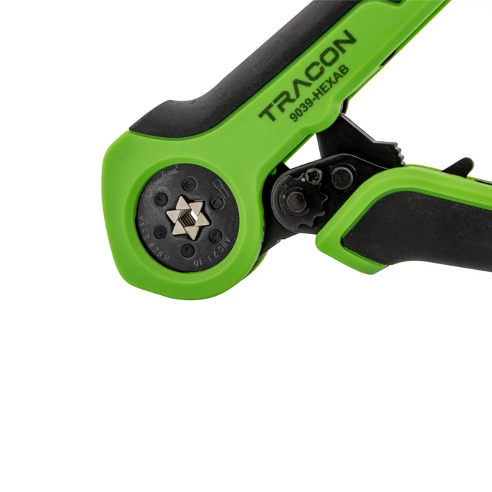 Tracon présszerszám szigeteletlen,-szigetelt és iker érvéghüvelyhez 0,25-6mm2 9039-HEXAB