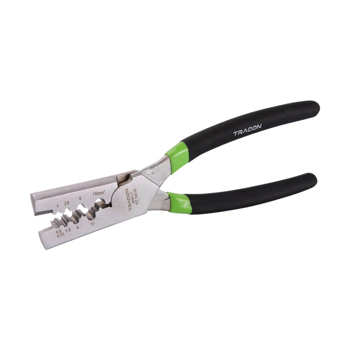 Tracon présszerszám szigeteletlen,-szigetelt és iker érvéghüvelyhez 0,5-16mm2 9004-LT