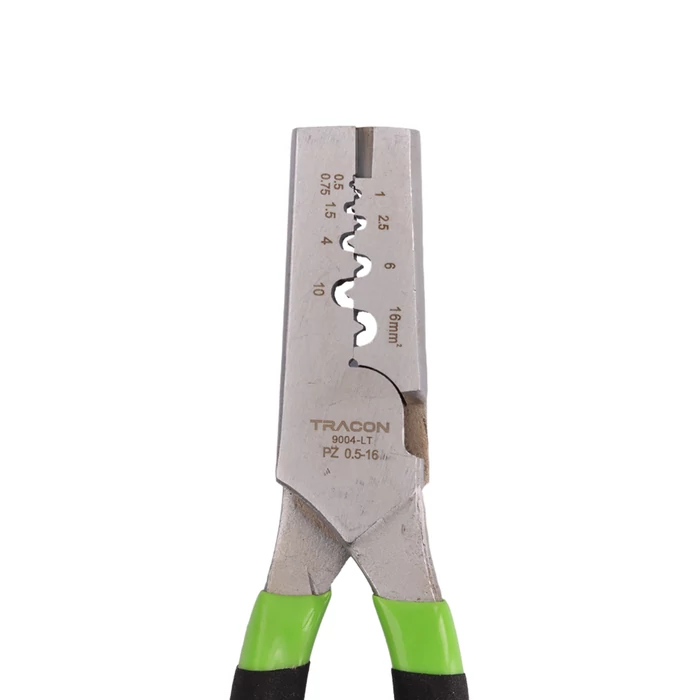 Tracon présszerszám szigeteletlen,-szigetelt és iker érvéghüvelyhez 0,5-16mm2 9004-LT