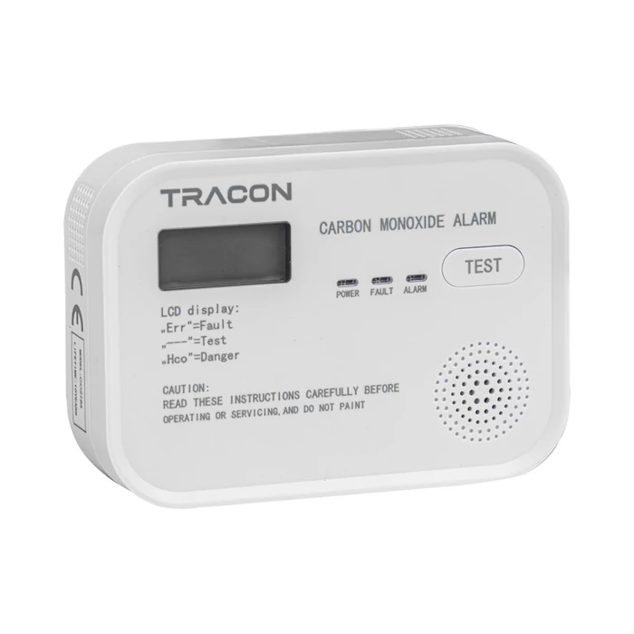 Tracon szén-monoxid (CO) érzékelő LCD kijelző CO218A