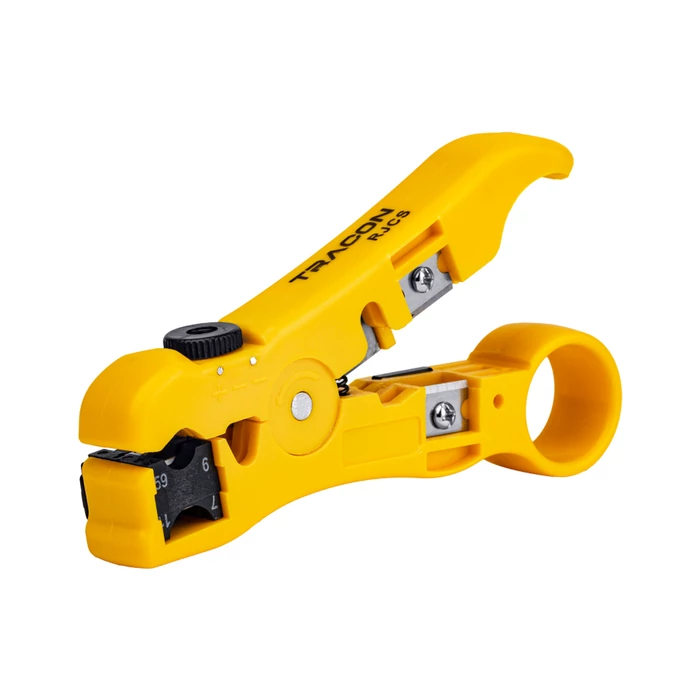 Tracon vágó- ,csupaszító- és présszerszám (UTP/STP/CAT) csatlakozókhoz RJCS