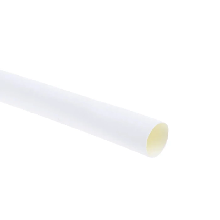 Tracon vékonyfalú zsugorcső 4,8/2,4mm 2:1 zsugorodás fehér ZS048FEH