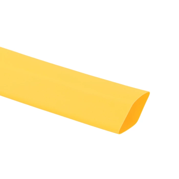 Tracon vékonyfalú zsugorcső 4,8/2,4mm 2:1 zsugorodás sárga ZS048S