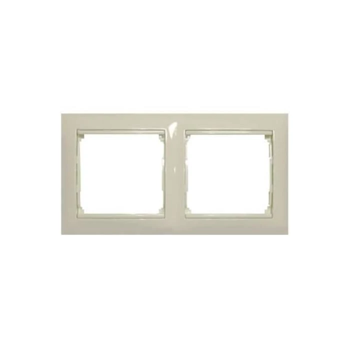 Valena kettős keret vízszintes elefántcsont