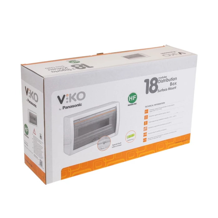 Viko falon kívüli elosztó 18 modul kiselosztó IP40 90912118  lakáselosztó doboz
