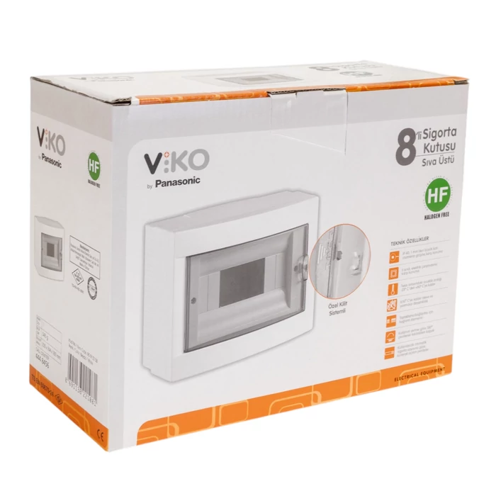 Viko falon kívüli elosztó 8 modul kiselosztó  IP40 90912108 lakáselosztó doboz