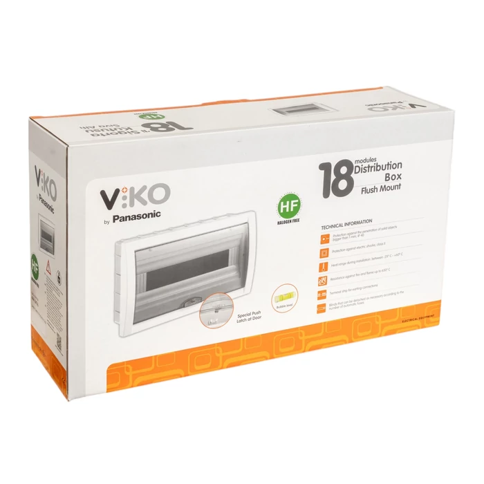 Viko lakáselosztó doboz süllyesztett 18 modul kiselosztó IP40 90916018