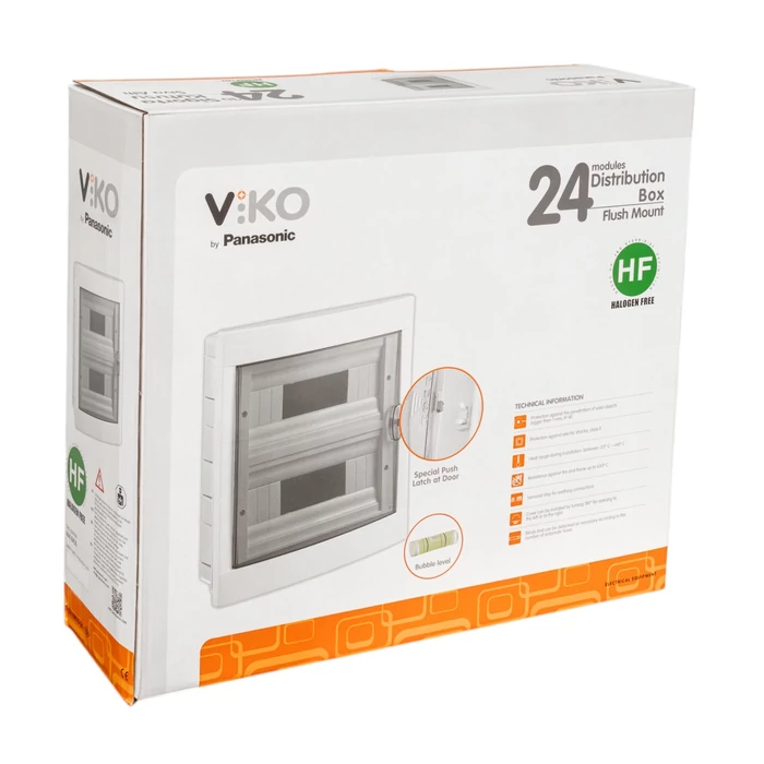 Viko lakáselosztó doboz süllyesztett 24(2x12) modul kiselosztó IP40 90912024