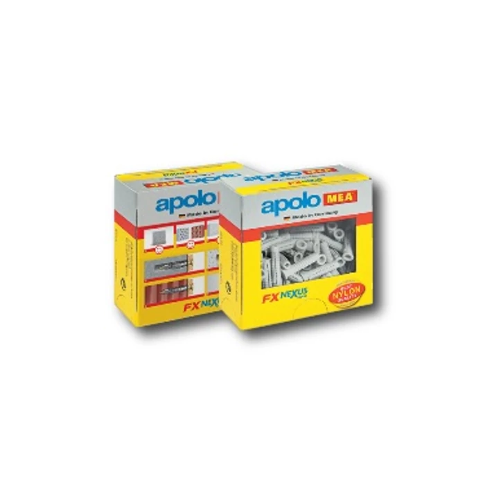 Celo TIPLI 6-os műanyag univerzális tipli+csavar M6 96FXSZ Apolo