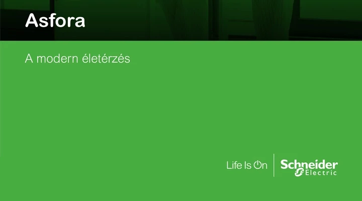 Ezért válaszd a Schneider Asfora termékcsaládot