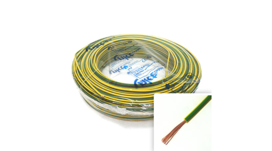 Mkh 0,75 mm2 zöld-sárga hajlékony sodrott réz vezeték H05V-K 200m