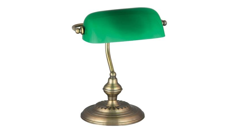 Bank íróasztali klasszikus E27 lámpatest Rábalux 4038
